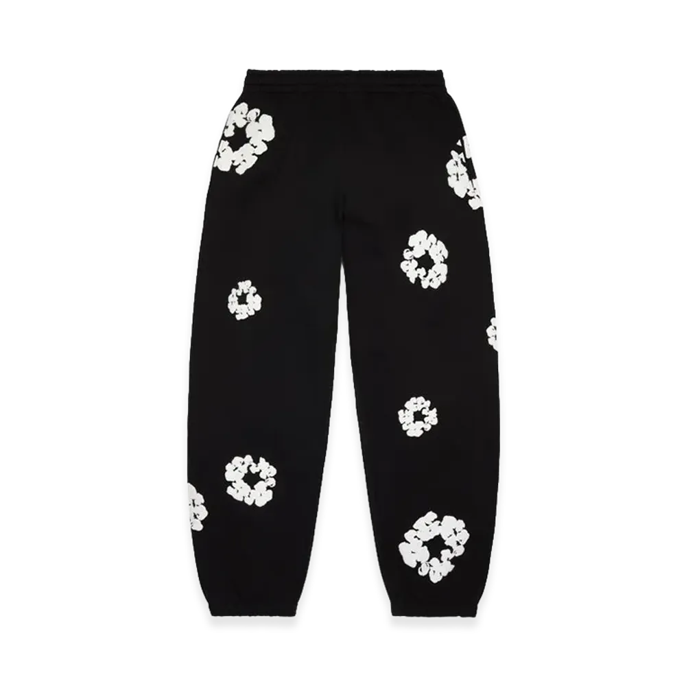 DENIM TEARS Cotton Wreath Sweatpants "Black"