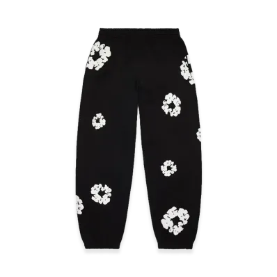 DENIM TEARS Cotton Wreath Sweatpants "Black"