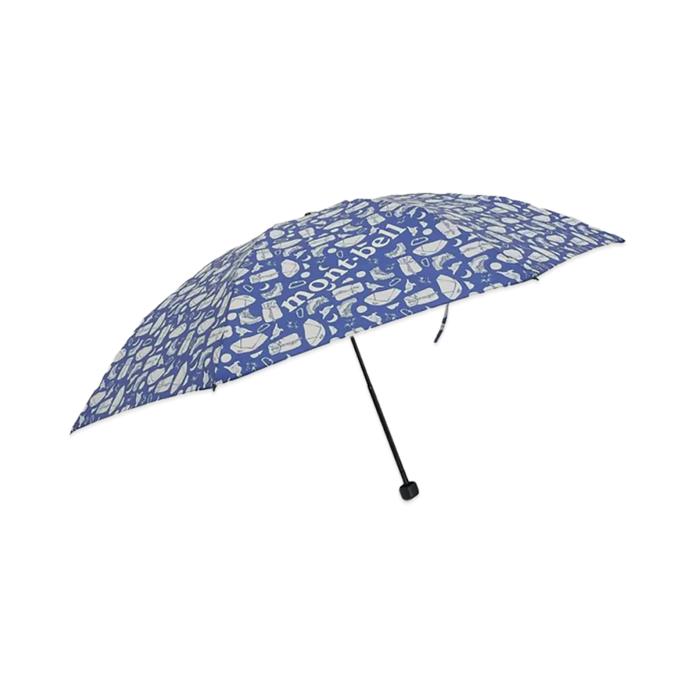 mont-bell Printed Trekking Umbrella 55 "Blue"