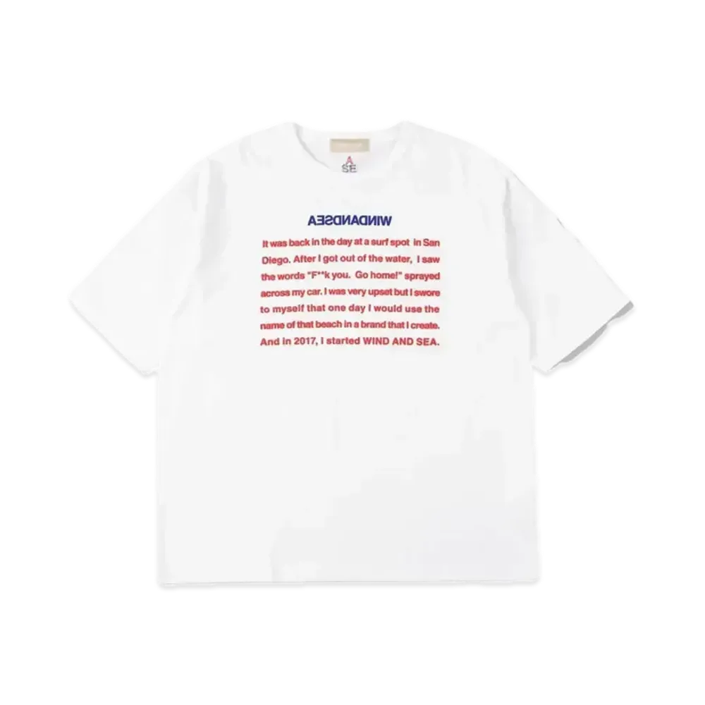 WIND AND SEA A32 Basis Sea T Shirt "White"