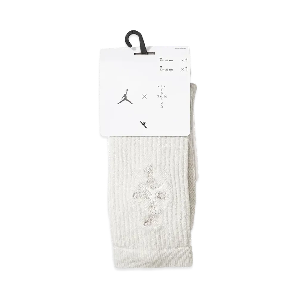 Nike Jordan x Travis Scott Everyday Cushion Crew Socks "White"