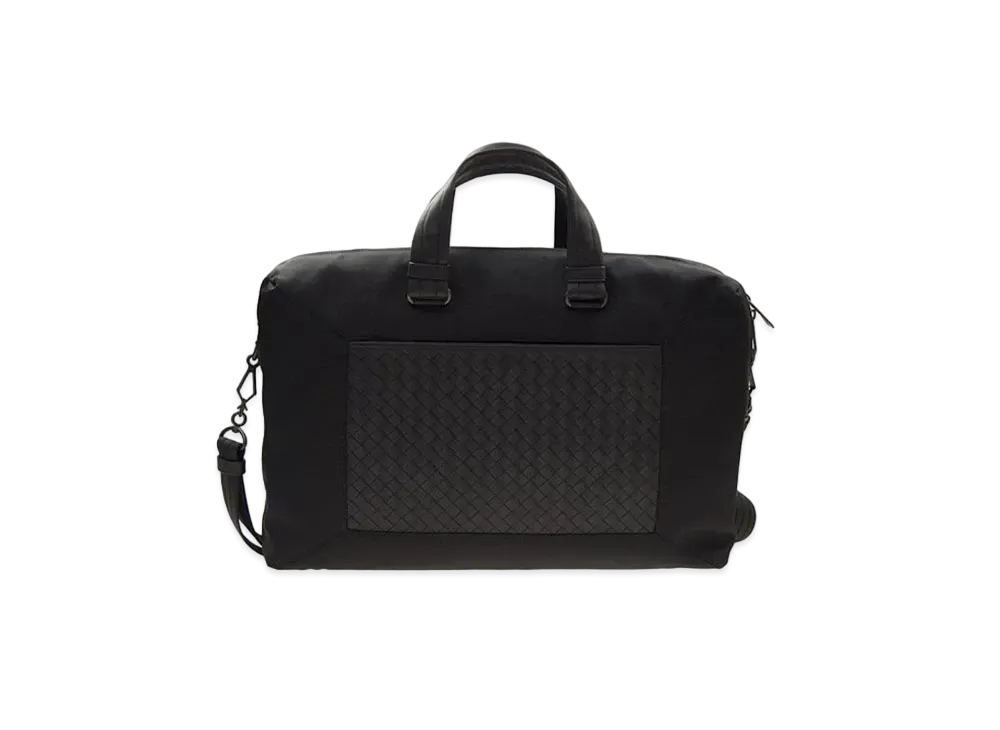 Bottega Veneta Leather Briefcase "Black"