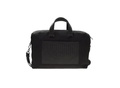 Bottega Veneta Leather Briefcase "Black"