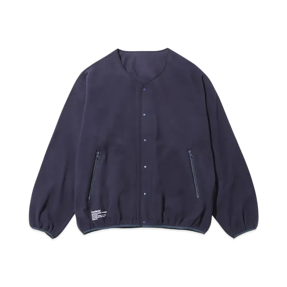 FreshService Synthetic Fleece Cardigan "Navy"