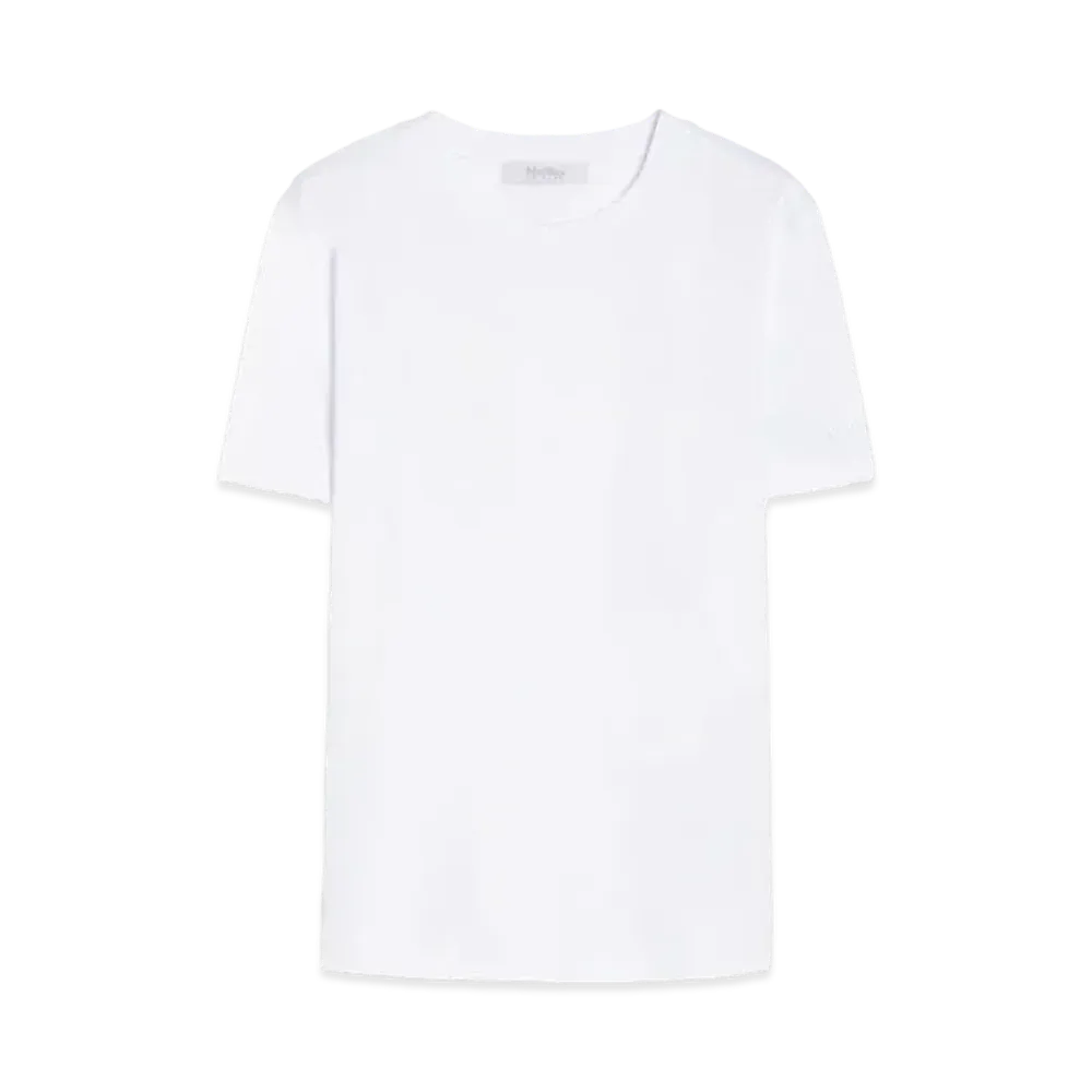 Max Mara Cosmo Cotton Modal T-shirt "Optical White"