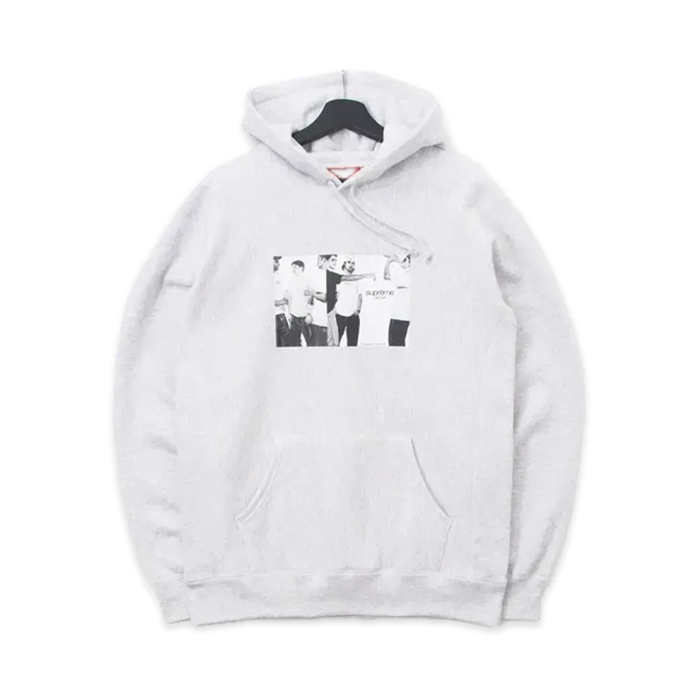 Supreme Classic Ad Hooded Sweatshirt "Grey"