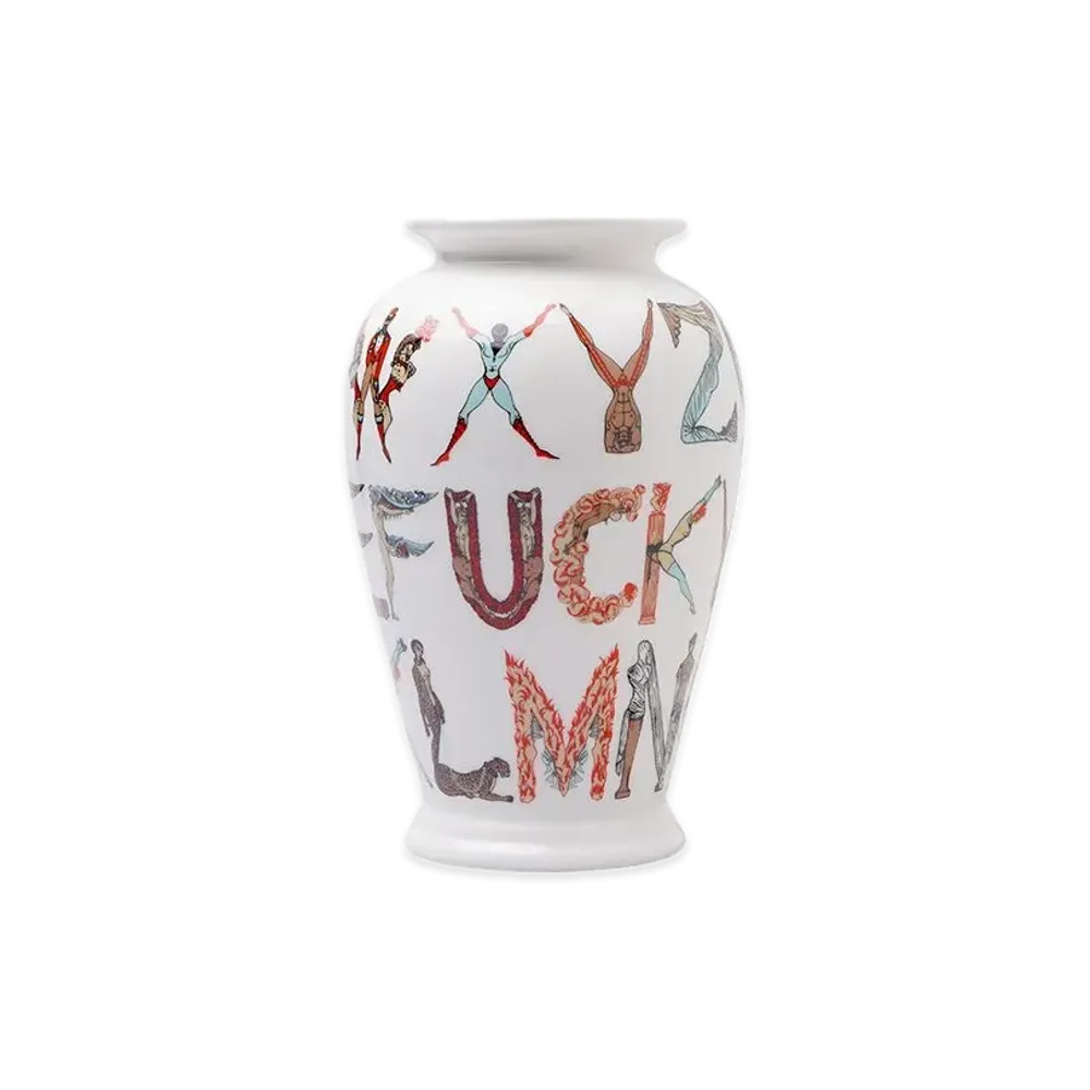 Supreme Alphabet Vase "White"