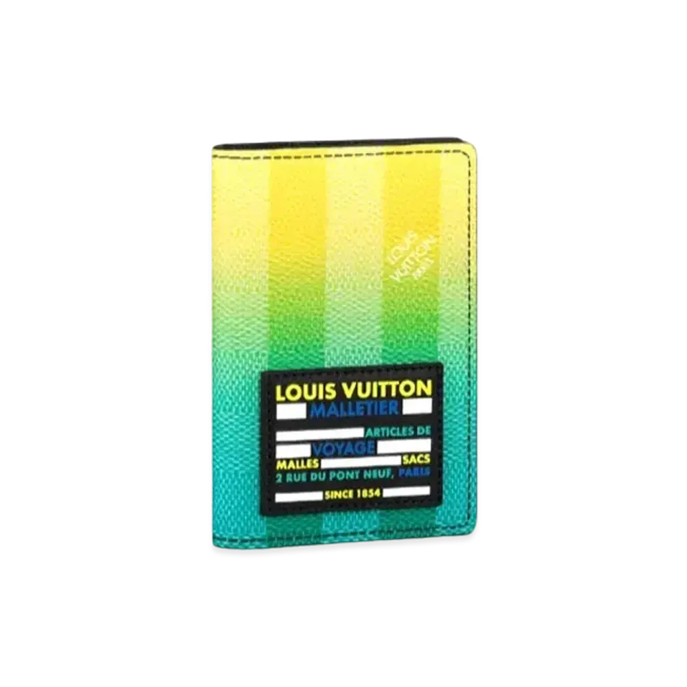 Louis Vuitton Organizer De Posh Damier "Green/Yellow"