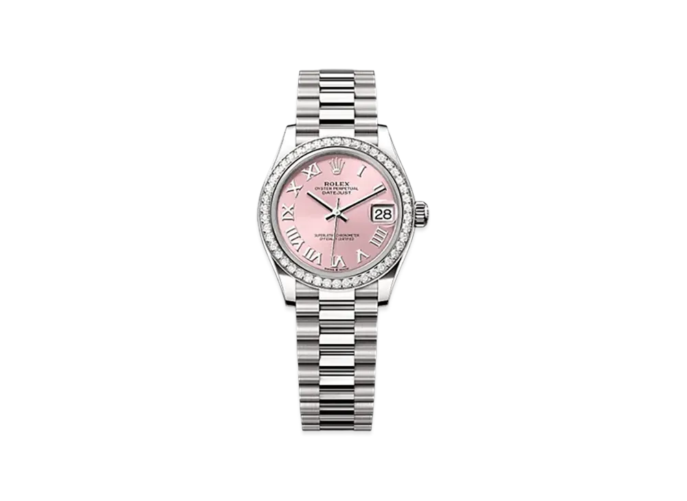 ROLEX Datejust 31mm White Gold Diamond 278289RBR "Pink"