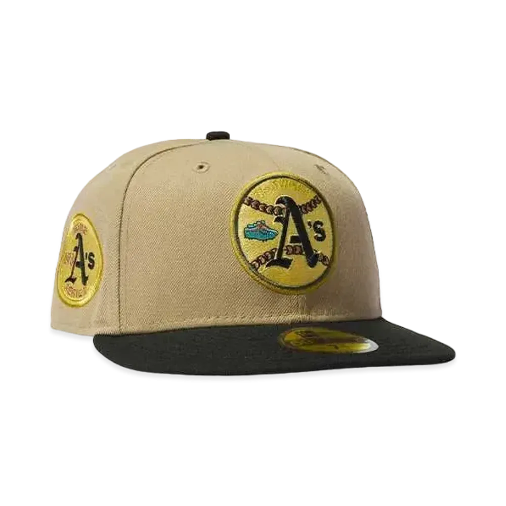 NEW ERA Oakland Athletics 1973 world series "KHAKI×BLACK"