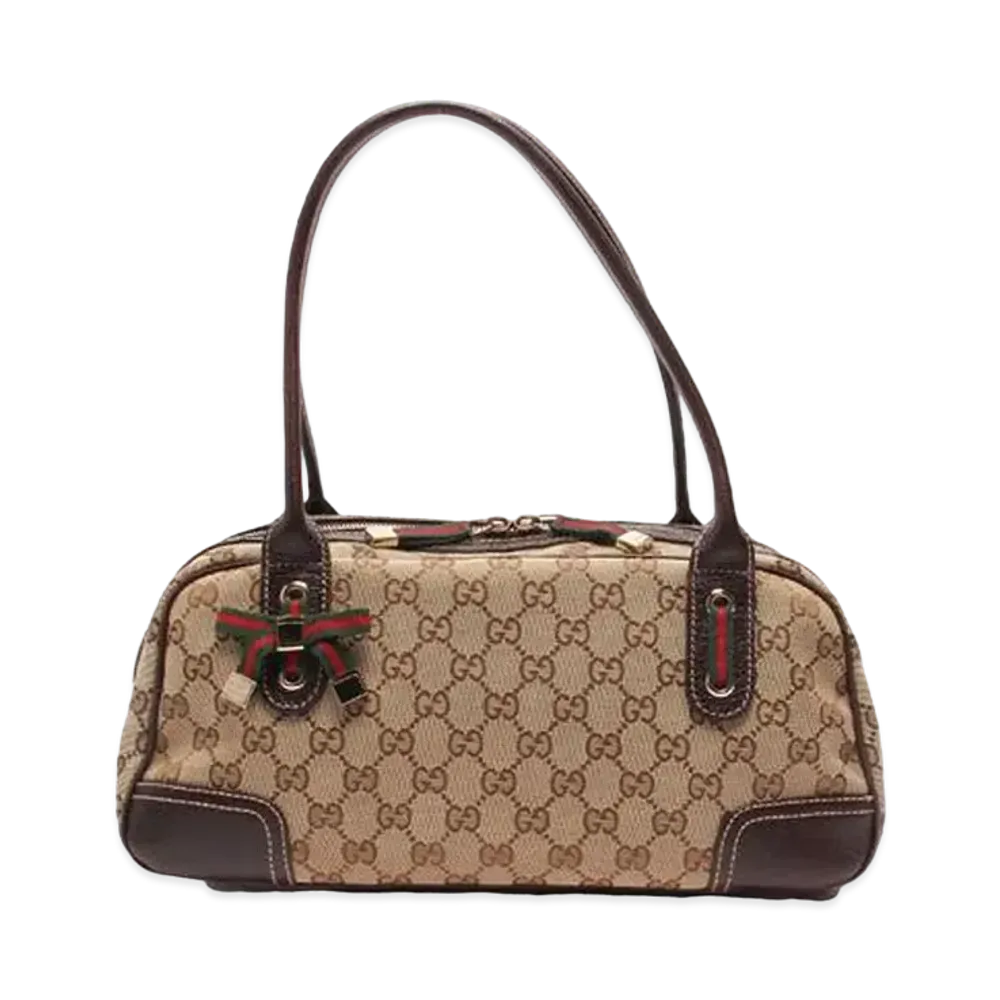 GUCCI GG Canvas Princy Shoulder Bag "Beige"