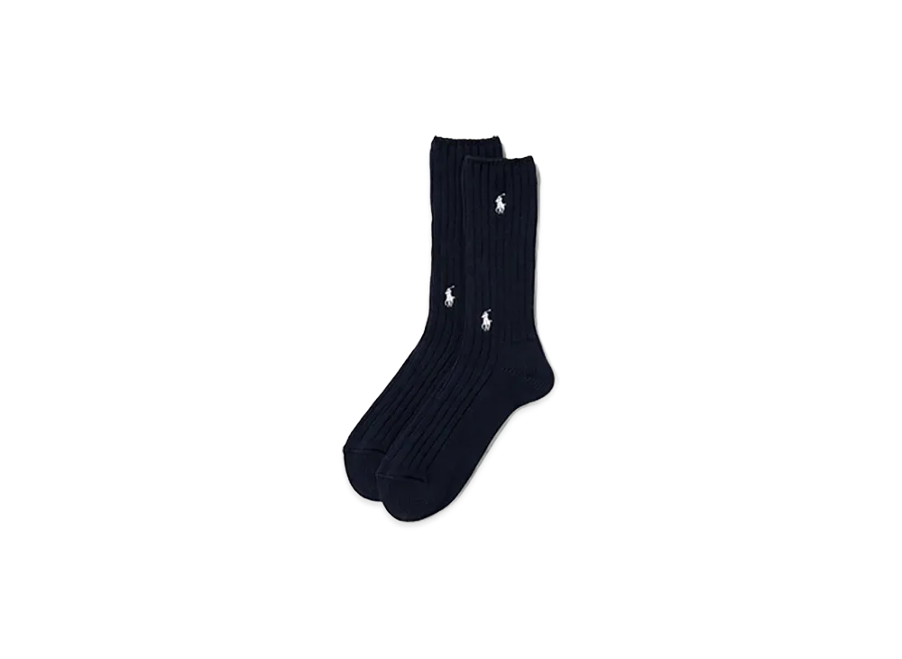 BEAMS x Polo Ralph Socks "Navy/White"