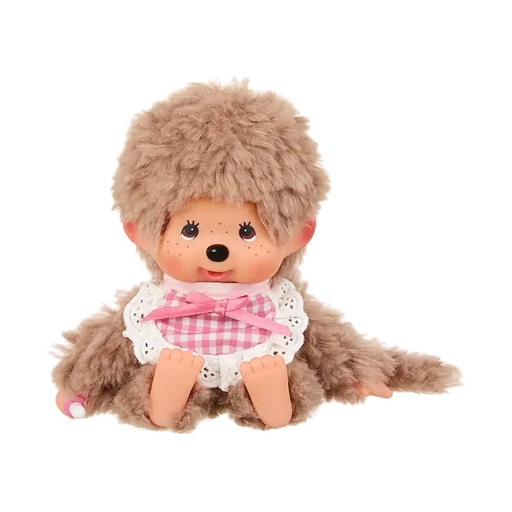 Sekiguchi Mokomoko Sweet Brown Monchhichi Pink
