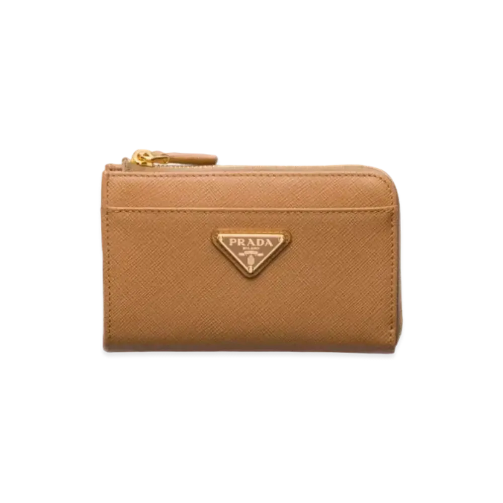 PRADA Saffiano Keychain "Natural"