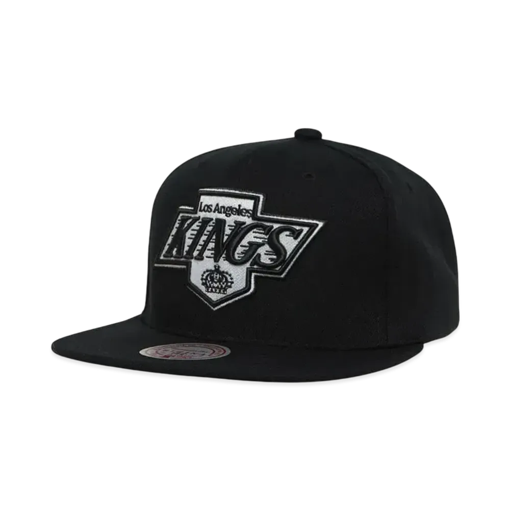 Mitchell&Ness NHL EVERGREEN BLACK WHITE SNAPBACK VINTAGE KINGS "BLACK"