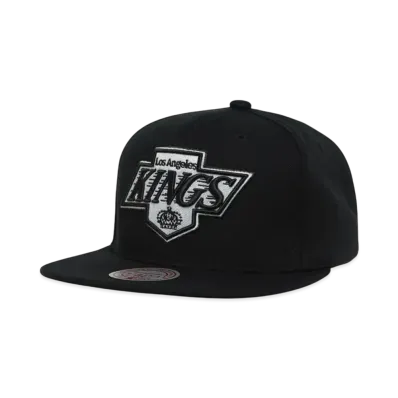 Mitchell&Ness NHL EVERGREEN BLACK WHITE SNAPBACK VINTAGE KINGS "BLACK"
