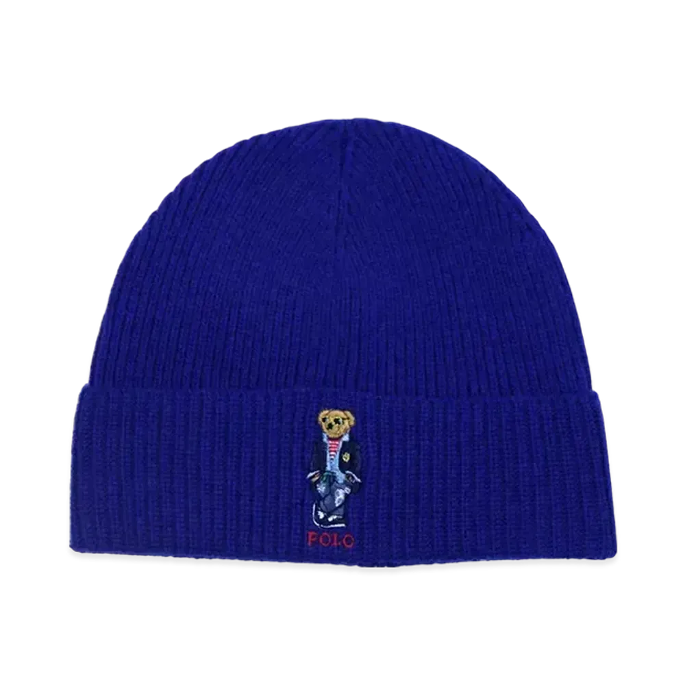 Polo Ralph Lauren Regatta Bear Tall Beanie "Blue"