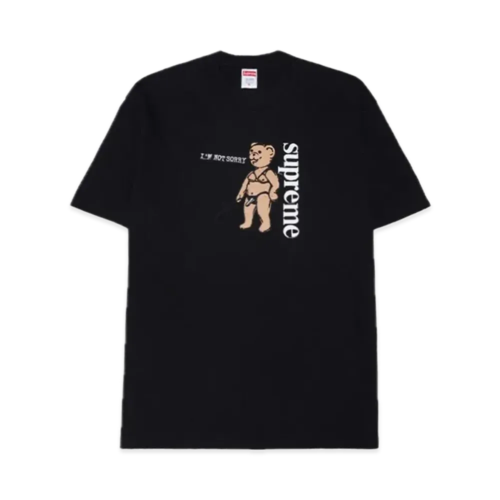 Supreme Not Sorry Tee "Black"