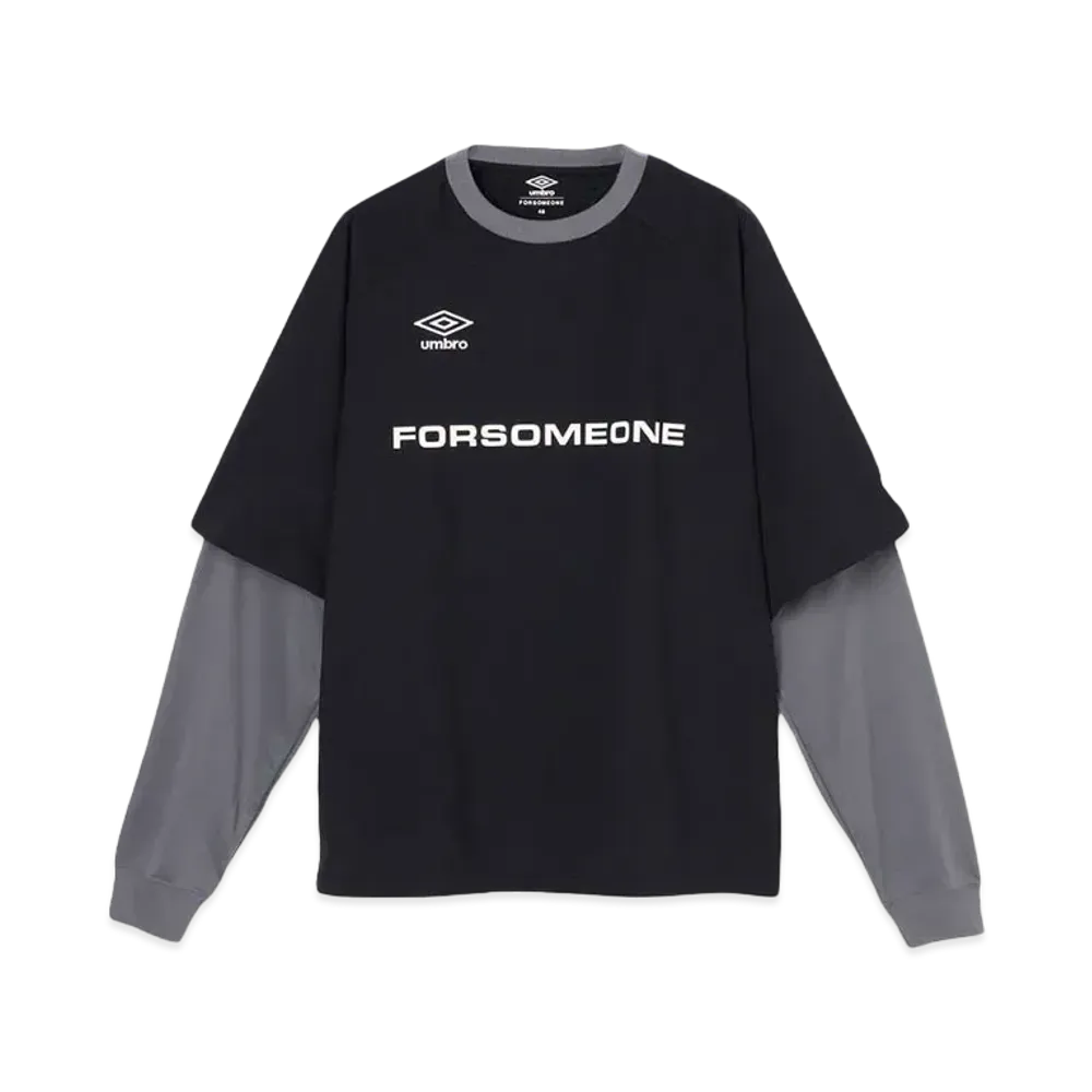 umbro x FORSOMEONE OVERSIZED LT "BLACK"