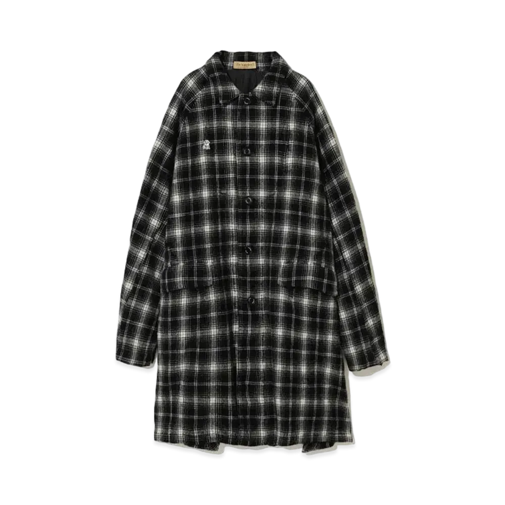 UNDERCOVER The Shepherd Wool Puckering Coat "Black"