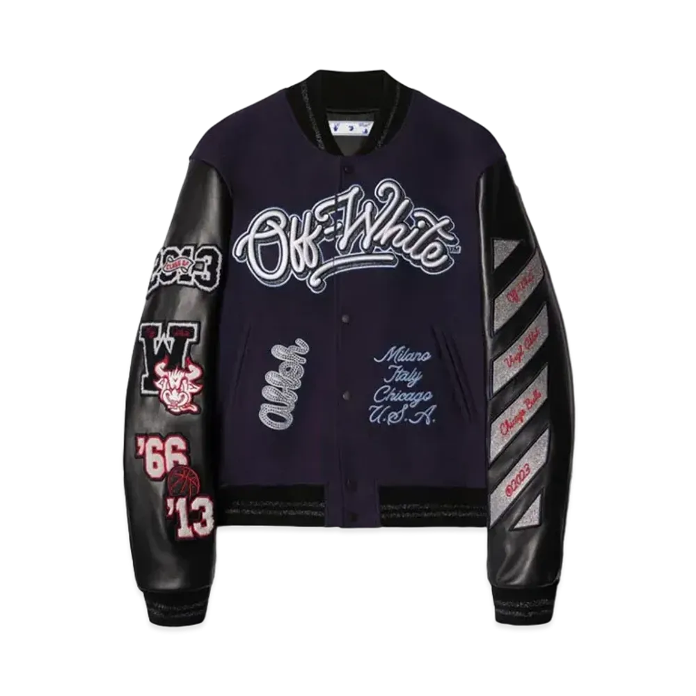 OFF-WHITE C/O Chicago Bulls Blue Varsity "Navy"