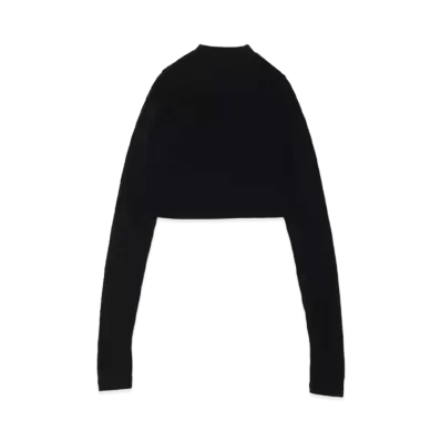atmos pink Sheer Turtleneck Pullover "Black"