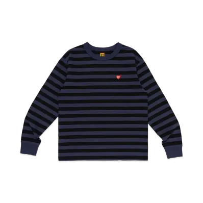 HUMAN MADE Striped L/S T-Shirt "Navy"