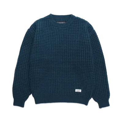 WACKO MARIA Waffle Knit Sweater "Green"