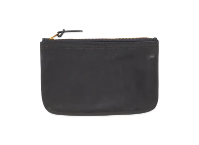 visvim Leather Travel Pouch "Navy"
