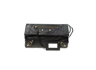 BALENCIAGA Handbag Lambskin "Black"