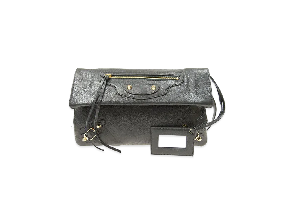 BALENCIAGA Handbag Lambskin "Grey"