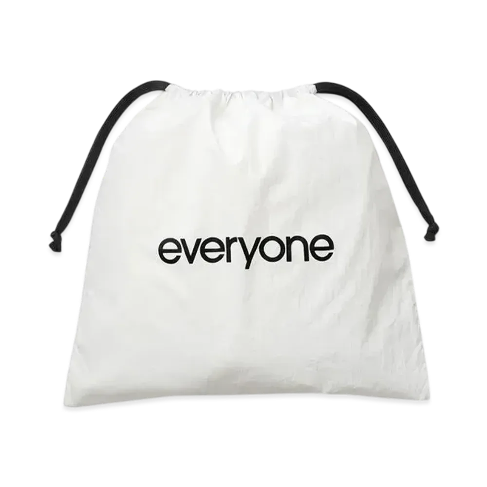 everyone Nylon Kinchaku Pouch "White"