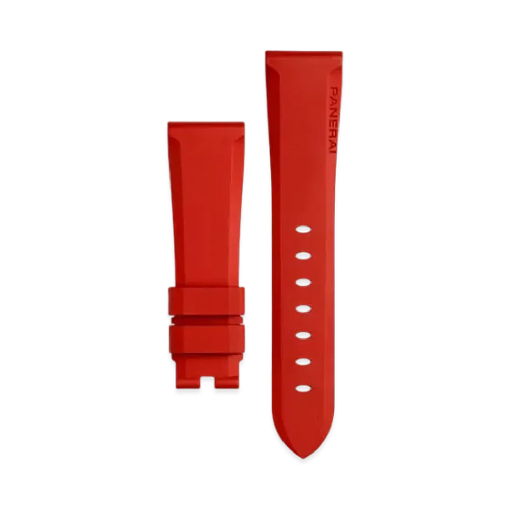 PANERAI Strap Caucciu 38MM "Rosso"