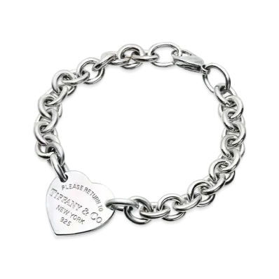 Tiffany & Co Return to Heart Tag Bracelet "Silver"