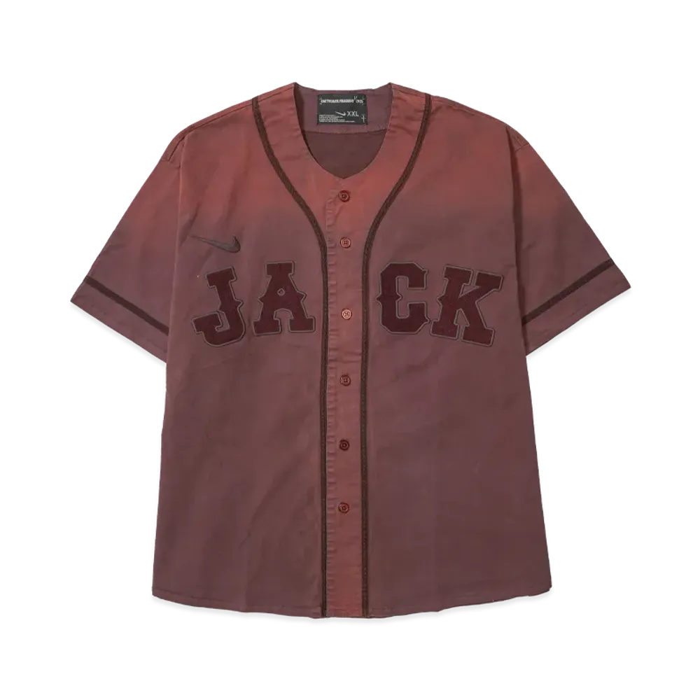 Travis Scott Cactus Jack x Fragment x Nike Tokyo Jack Retro Baseball Jersey "Brown"