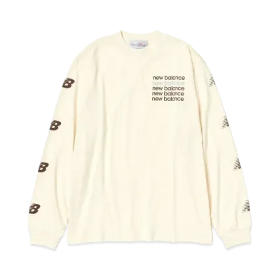AURALEE x New Balance x TDS LS Tee Archive Graphic "Off White"