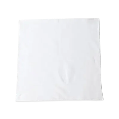 BEAMS Pocket Chief Linen Solid "White"