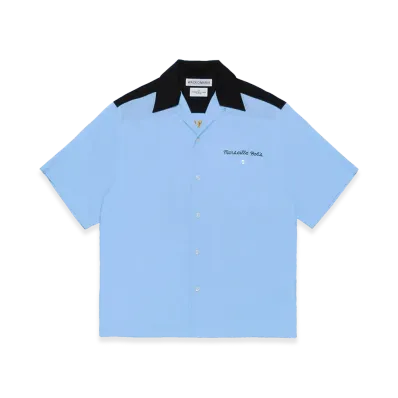 WACKO MARIA x The Phoenician Scheme 50'S Open Collar Shirt "Light Purple"