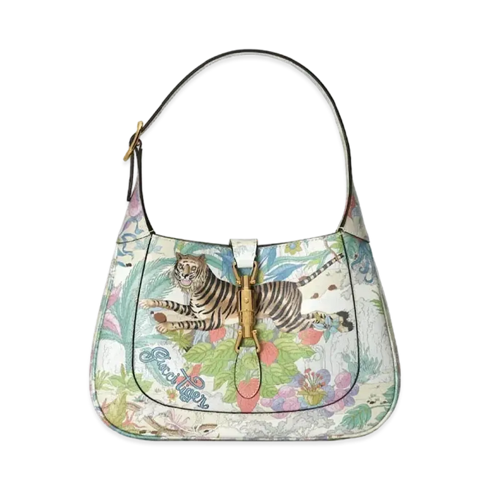 GUCCI Tiger Jackie 1961 Small Bag "Off White"