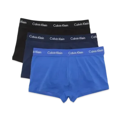 Calvin Klein Cotton Stretch Boxer Shorts Set of 3 "Black/Blue Shadow/Cobalt Water"