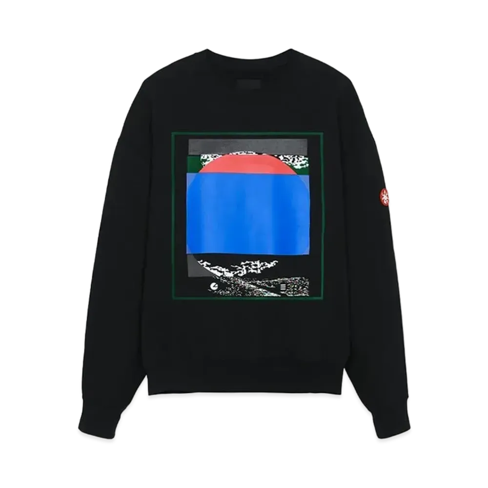 Cav Empt (C.E) OVERDYE MD xoxoA CREW NECK "Black"