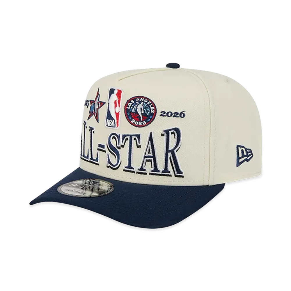 NEW ERA 9Fifty A-Frame 2026 NBA All-Star Game Established "Chrome White/Black"
