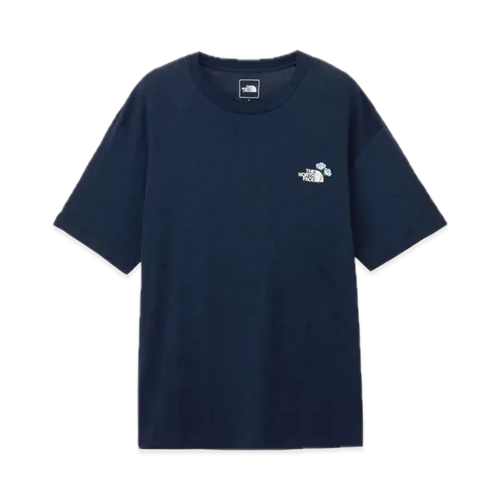 The North Face Short Sleeve Flower Logo Tee "Urban Navy"