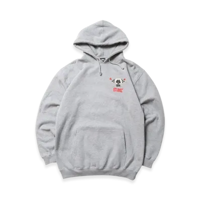 Stussy Skull Print Hoodie "Gray"