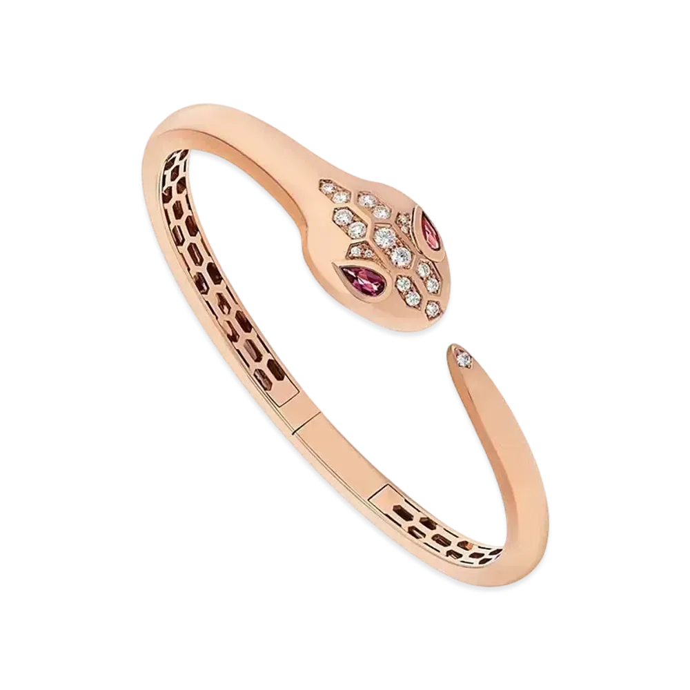BVLGARI Serpenti Seduttori Bracelet "Red/Pink Gold"