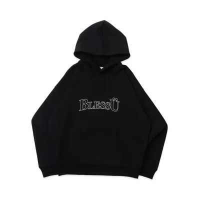 BLESS U BU Logo Hoodie "Black"