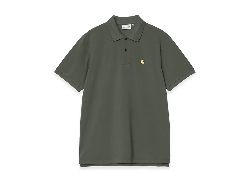 Carhartt WIP S/S Chase Pique Polo "Leaf/Gold"