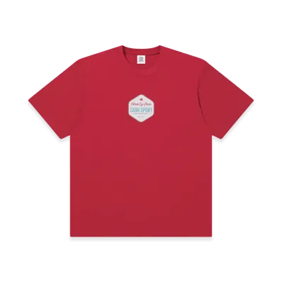 BlackEyePatch Cash Sport Label Tee "Red"