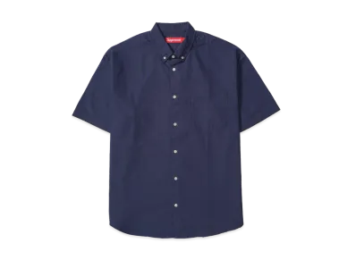 Supreme Loose Fit Oxford S/S Shirt "Navy"