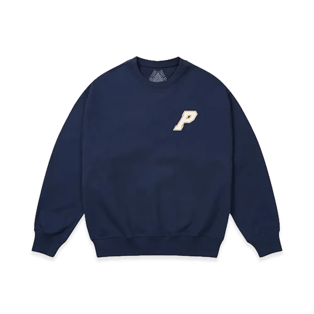 PALACE P3 Stitch Crew "Navy"